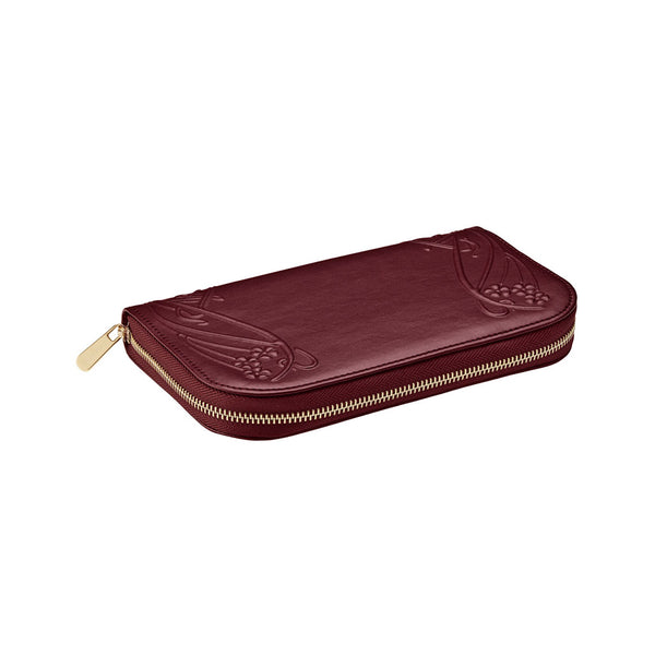 WOLF X LIBERTY Ianthe Large Jewellery Portfolio Burgundy