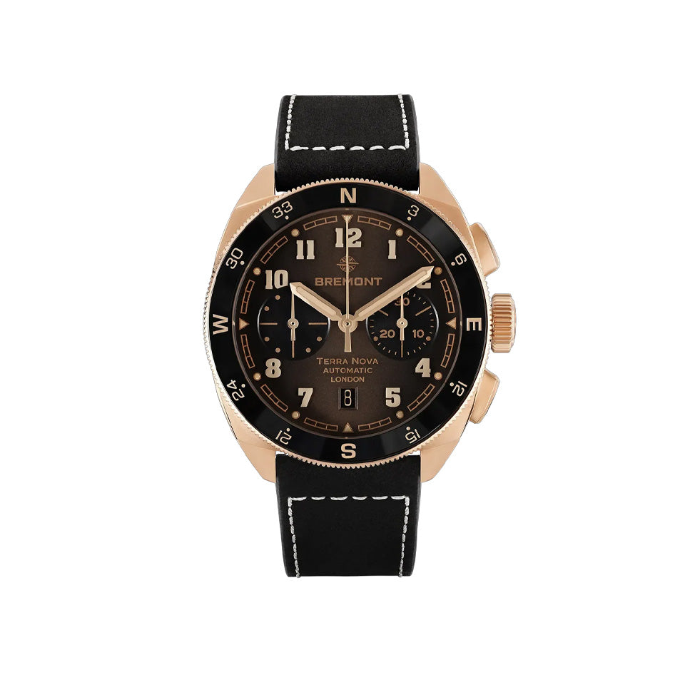 Bremont Limited Terra Nova Automatic Chronograph Men's 42.50mm Watch TN42-CHR-RG-BR-L-S