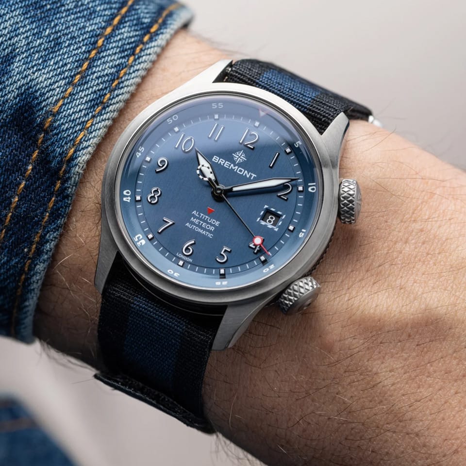 Bremont Altitude Automatic 42mm Watch ALT42-MT-TI-BLBL-N-S