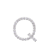Initial Diamond Pendant in 18ct White Gold