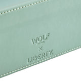 WOLF X LIBERTY Julia Interior Print Medium Jewellery Zip Case Sage Green
