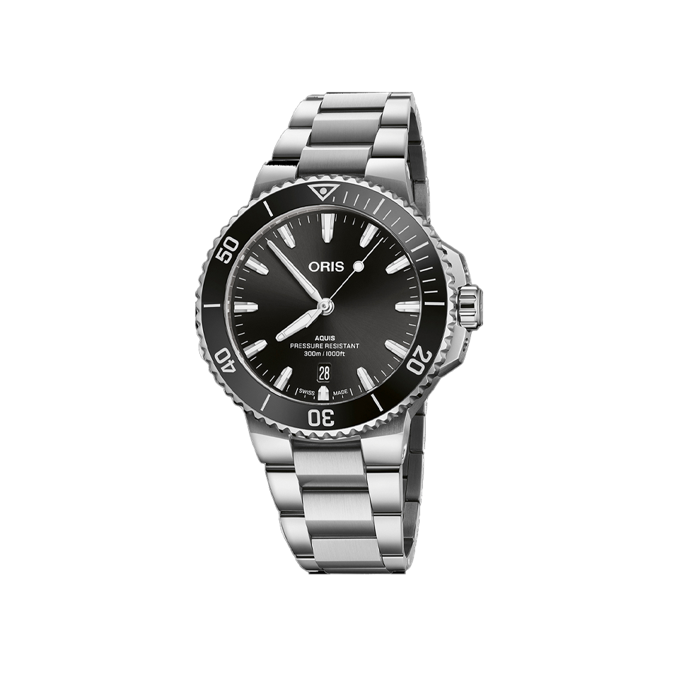 Oris Aquis Date Automatic 41.50mm Watch 733 7787 4154MB