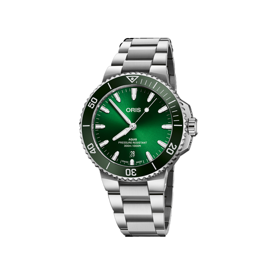 Oris Aquis Date Automatic 41.50mm Watch 733 7787 4157MB