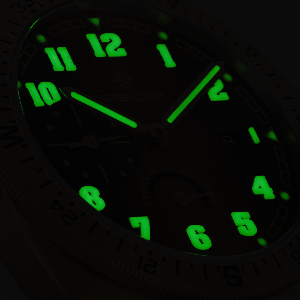 Bremont Limited Terra Nova Automatic Bronze Cupro-Aluminium 40.50mm Watch TN40-PWR-BZ-BR-B