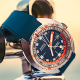 DOXA SUB 250T GMT STAINLESS STEEL RUBBER STRAP 855.10.201.32