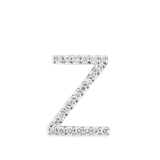 Initial Diamond Pendant in 18ct White Gold