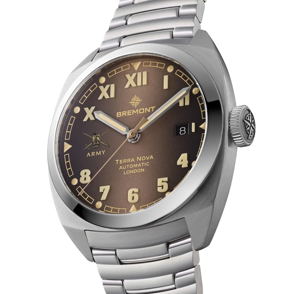 Bremont Terra Nova Automatic 40.50mm Watch TN40-DT-SS-HMAF-B