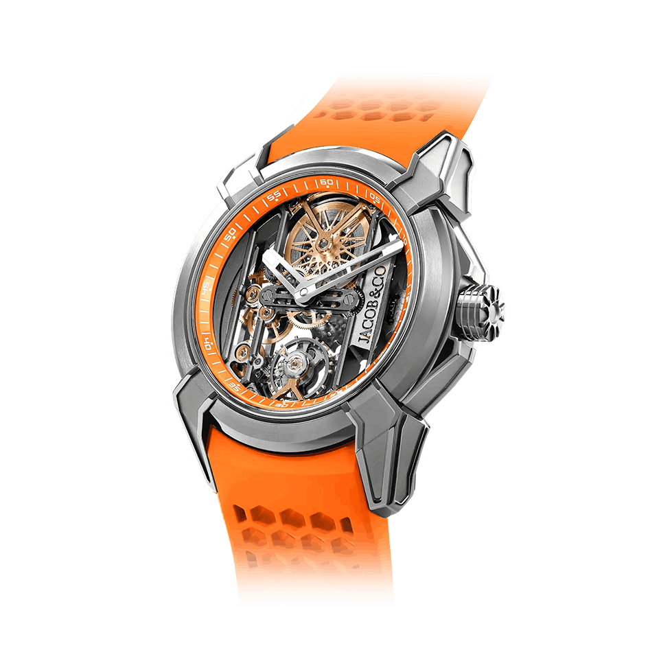 Jacob & Co. Epic x Skeleton V1 Orange 44mm