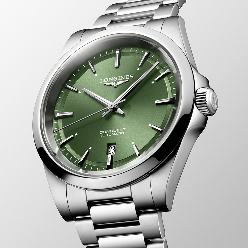 Longines Conquest Green Stainless Steel 41.00MM