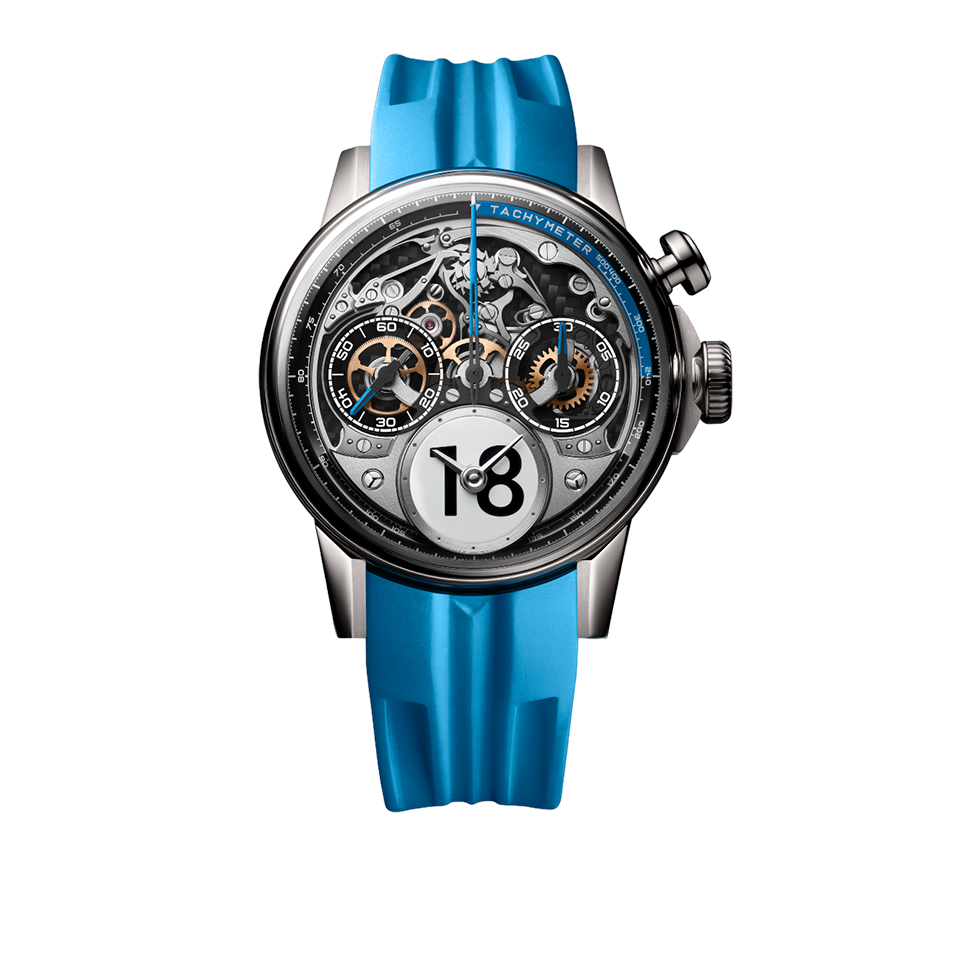 Louis Moinet Time To Race Bleu de France 40.70MM