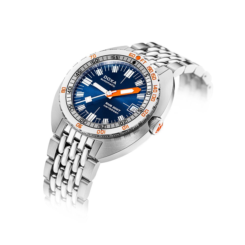 DOXA SUB 200T Caribbean Stainless Steel Bracelet 804.10.201S.10