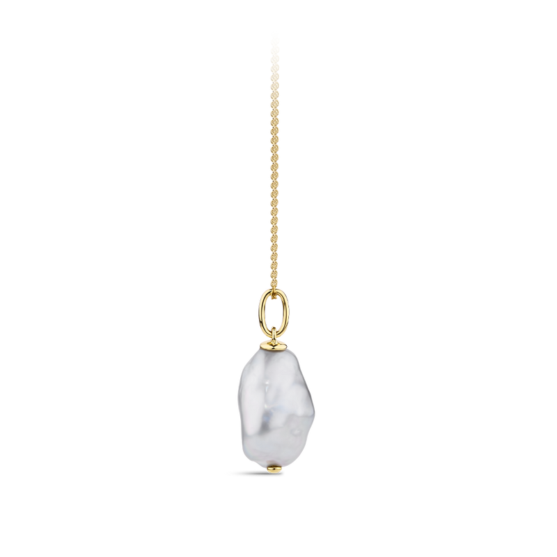 South Sea Keshi Pearl Pendant in 18ct Yellow Gold Hardy Brothers Jewellers