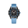 Breitling Endurance Pro Quartz Chronograph 38mm Watch X83310281B1S1 displays its black dial with a compass scale bidirectional bezel and pulsometer detailing. The lightweight Breitlight® case is 3.3 times lighter than titanium and 5.8 times lighter than stainless steel.