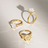 5.30 Carat Cushion Cut Solitaire Engagement Ring in 18ct Yellow Gold