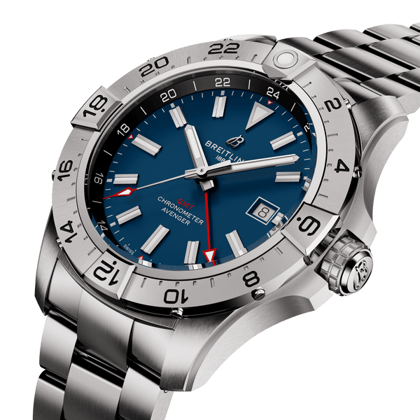 Breitling Avenger Automatic GMT Stainless Steel Blue 44.00MM Breitling