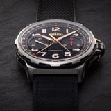 Hardy Brothers Jewellers Angelus Chronodate Titanium Black Watch 0CDYF.B02A.K009B