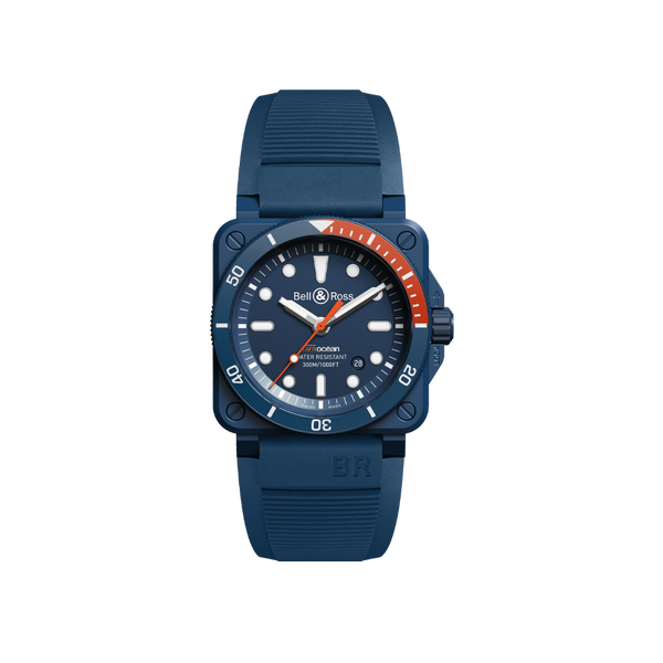 Bell & Ross BR 03-92 Diver Tara BR0392-D-TR-CE/SRB Hardy Brothers Jewellers 