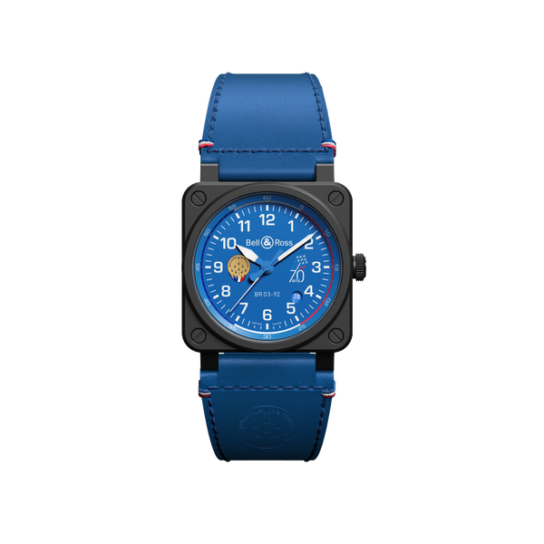 Bell & Ross BR 03-92 Patrouille De France 70th Anniversary BR0392-PAF7-CE/SCA Hardy Brothers Jewellers