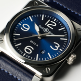 Bell & Ross BR 03 Blue Steel 41.00mm BR03A-BLU-ST/SCA Hardy Brothers Jewellers