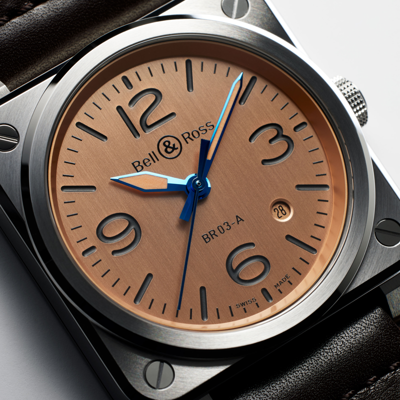 Bell & Ross BR 03 Copper 41.00mm BR03A-GB-ST/SCA Hardy Brothers Jewellers