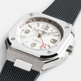 BELL & ROSS BR 05 GMT WHITE RUBBER