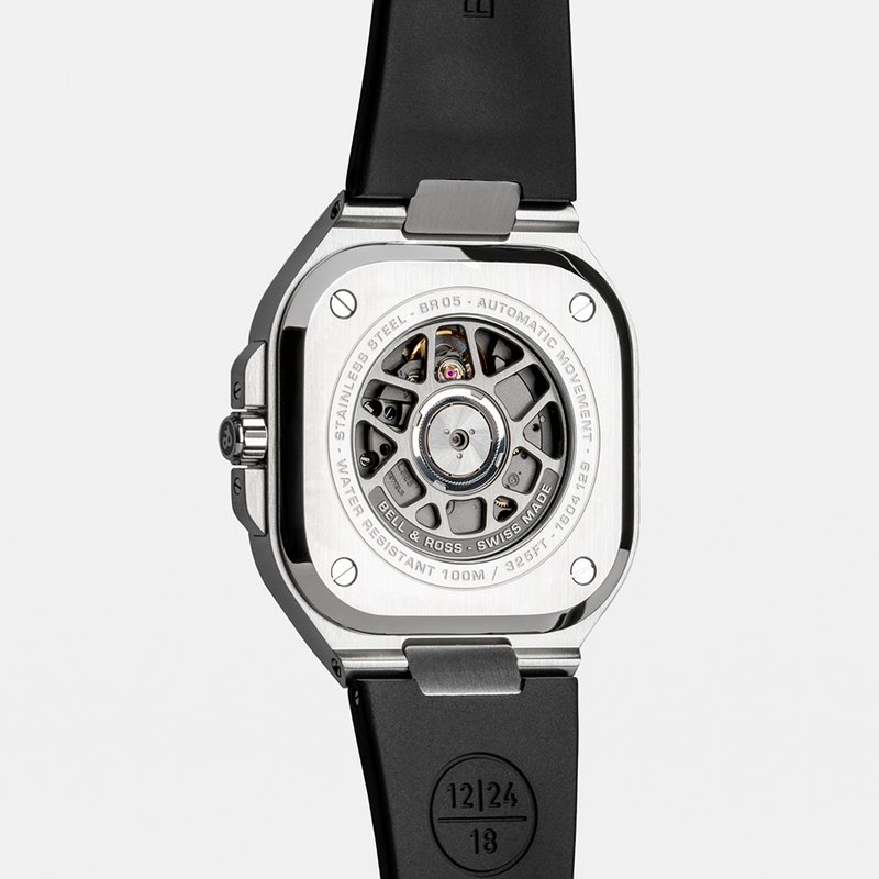 BELL & ROSS BR 05 GMT WHITE RUBBER