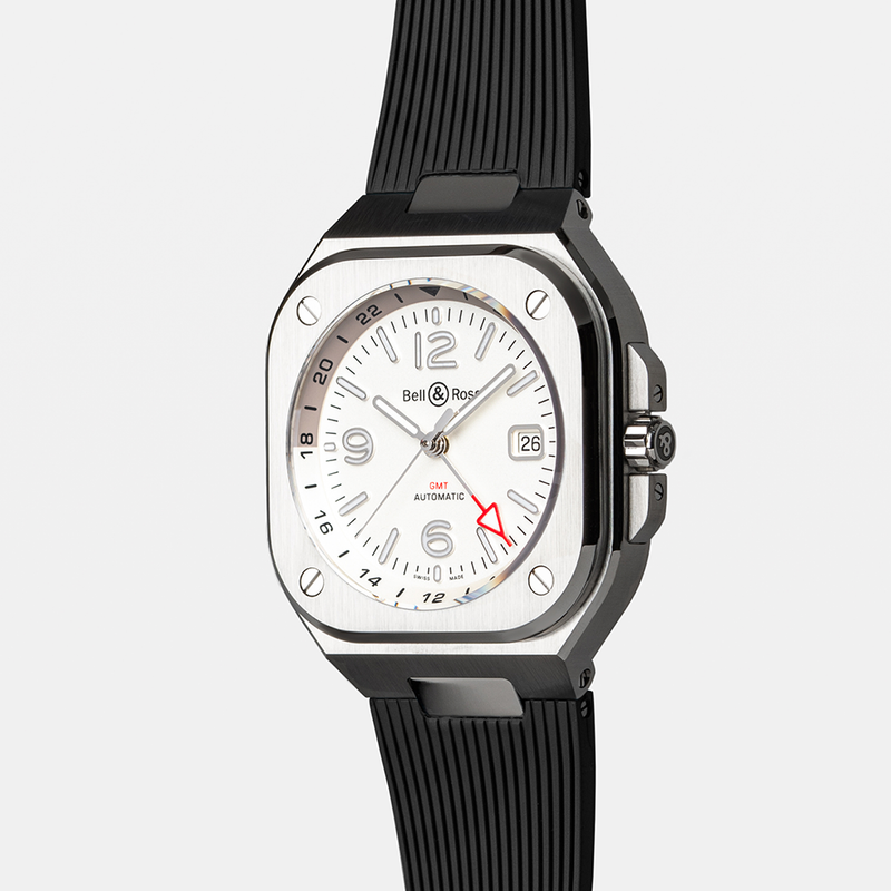 BELL & ROSS BR 05 GMT WHITE RUBBER