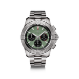 Breitling Avenger B01 Chronograph 44.00MM Green Dial Stainless Steel Bracelet AB0147101L1A1