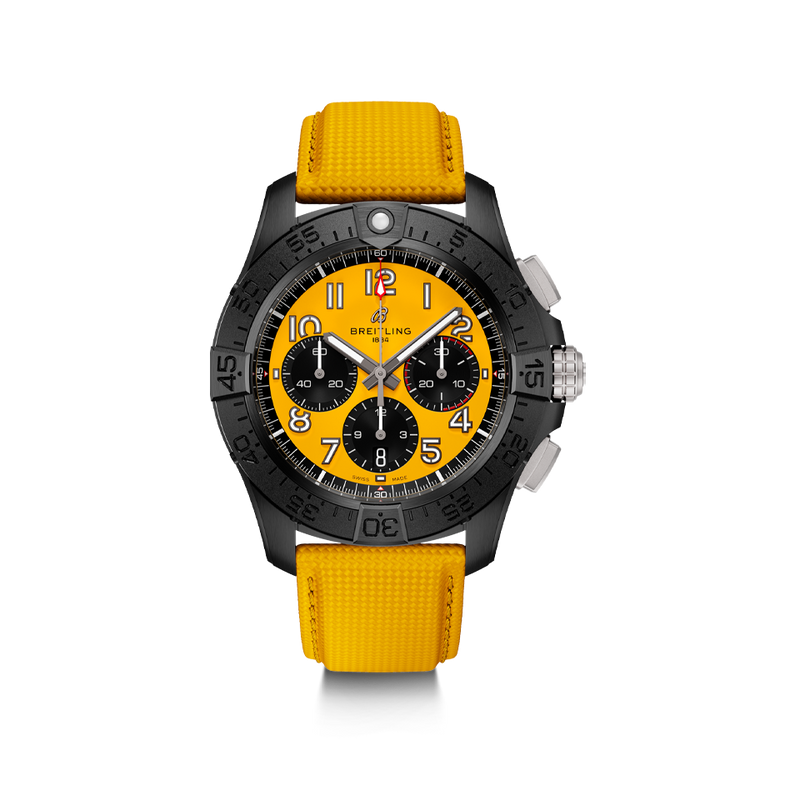 Breitling Avenger B01 Chronograph Night Mission Yellow Ceramic 44.00MM SB0147101I1X1