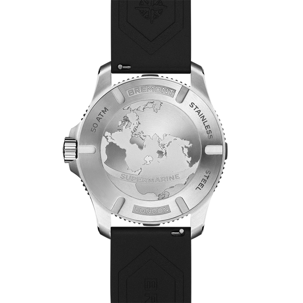 Bremont Supermarine 500m Automatic Divers 43mm Watch SM43-DT-SS-BK-R-S