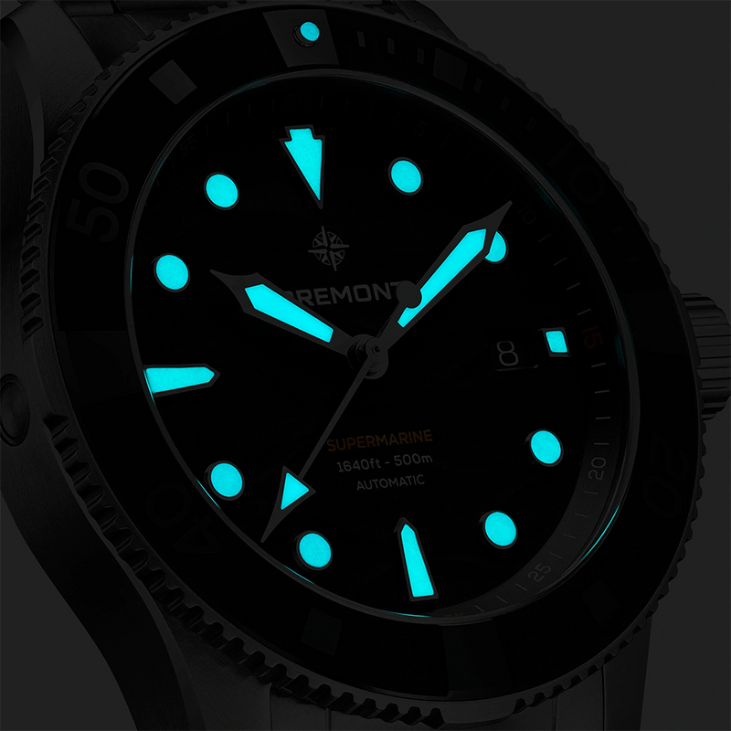 Bremont Supermarine 500m Automatic Divers 43mm Watch SM43-DT-SS-BK-B