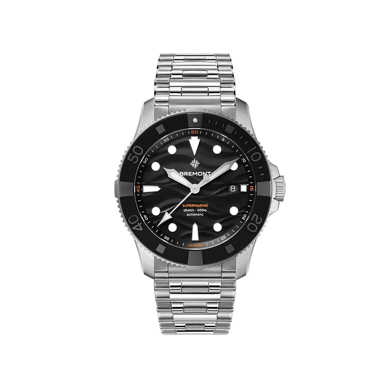 Bremont Supermarine 500m Automatic Divers 43mm Watch SM43-DT-SS-BK-B