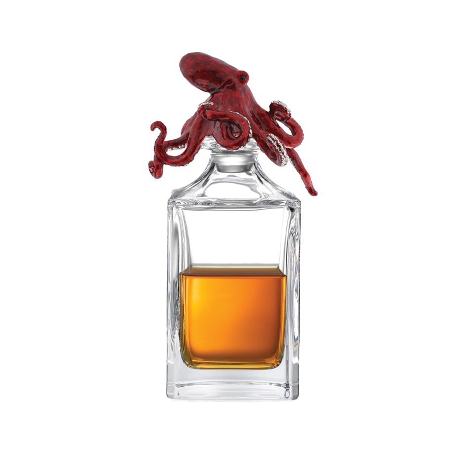 Deakin & Francis Red Octopus Decanter
