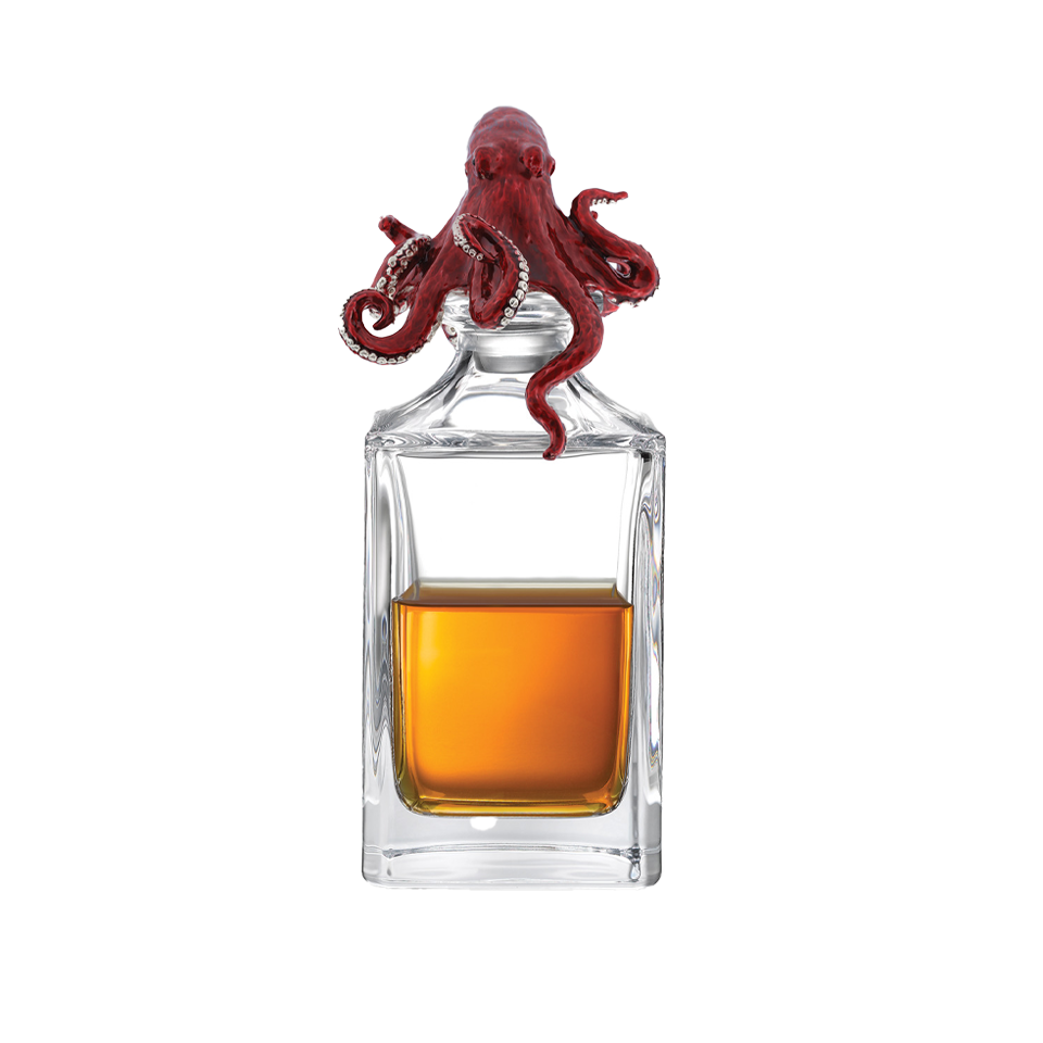 Deakin & Francis Red Octopus Decanter