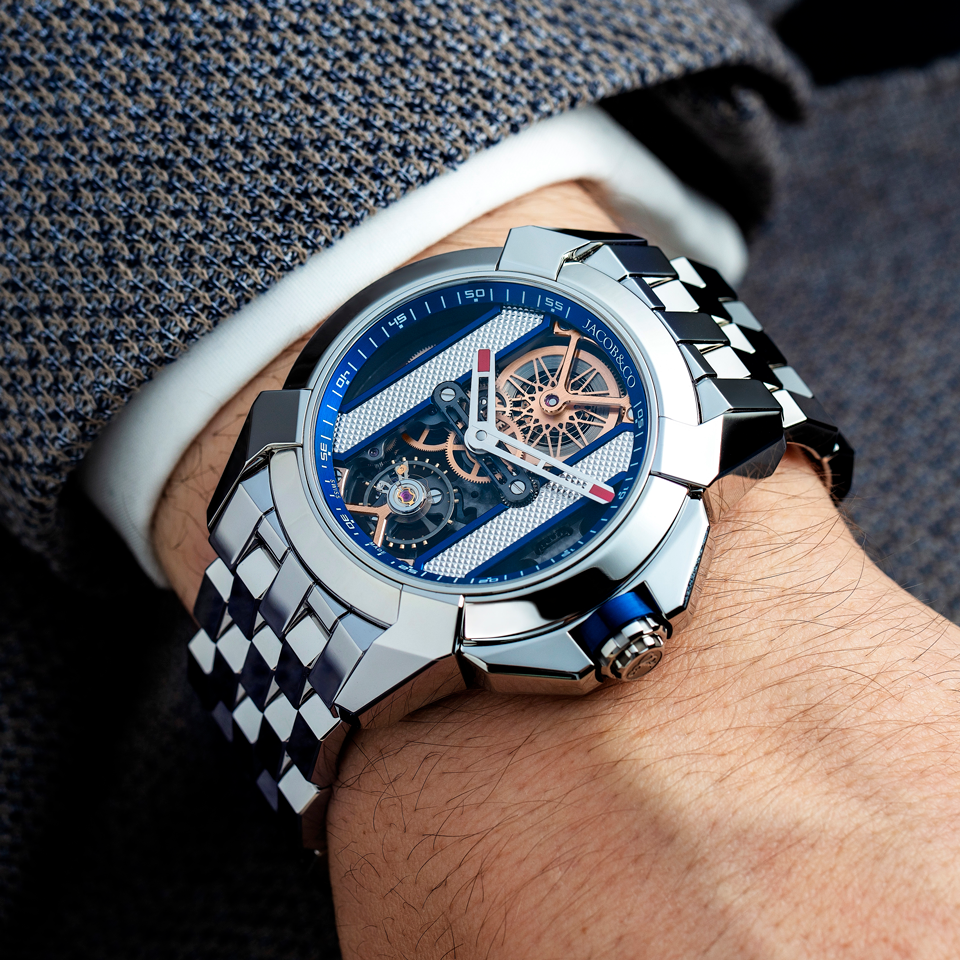 Jacob & Co. Epic X V2 Stainless Steel Blue 44MM