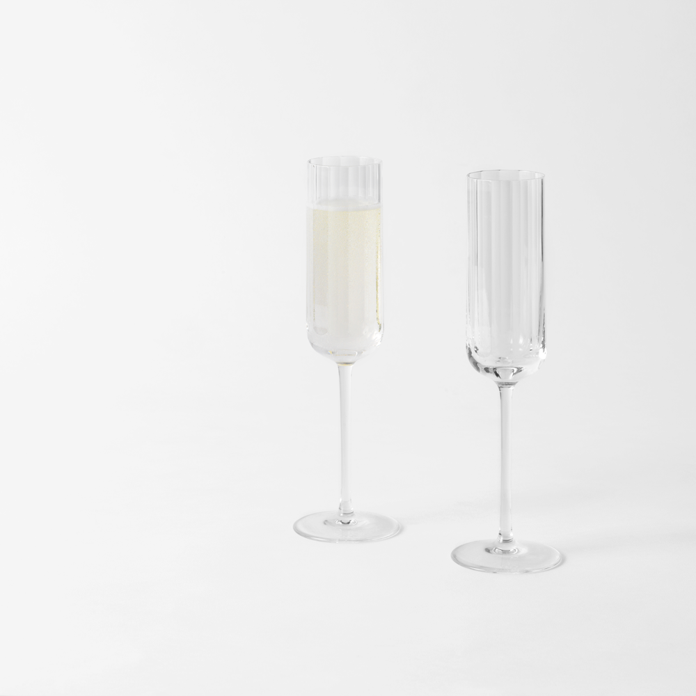 Richard Brendon Fluted Champagne Single Flute
