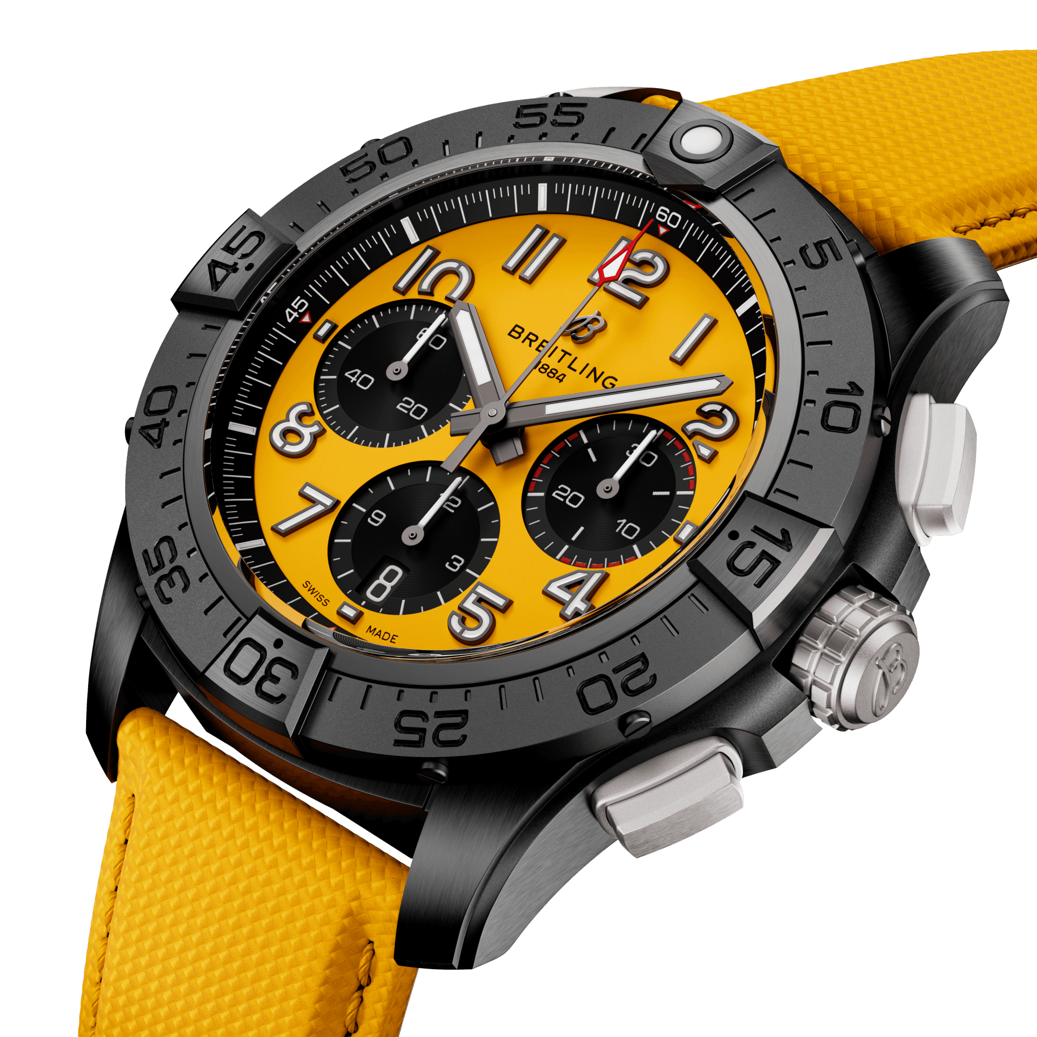 Breitling Avenger B01 Chronograph Night Mission 44mm Watch SB0147101I1X1