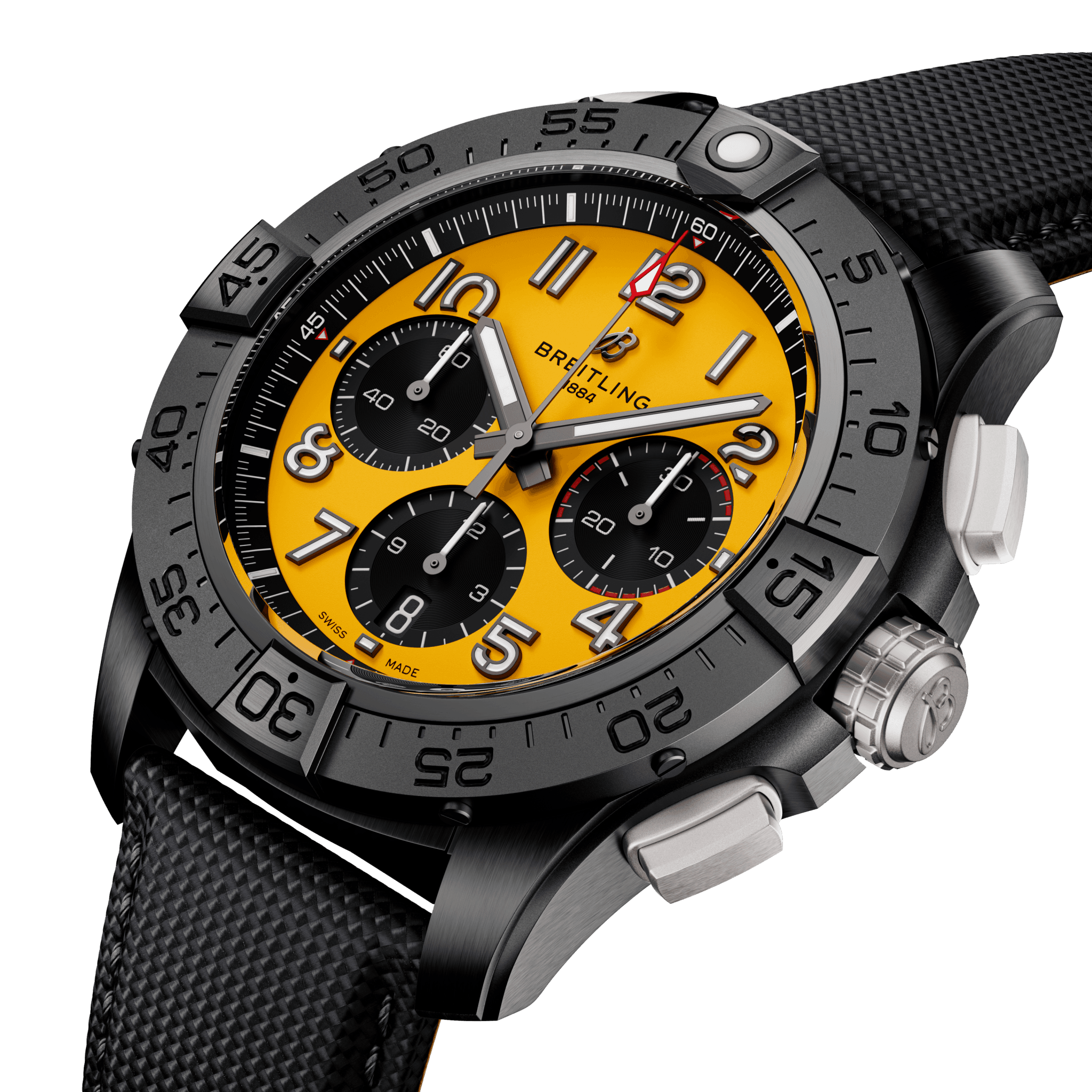 Breitling Avenger B01 Chronograph Night Mission 44mm Watch SB0147101I1X2