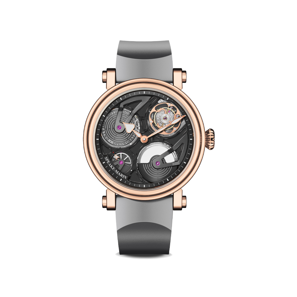 Speake Marin Openworked Tourbillon Red Gold 42MM