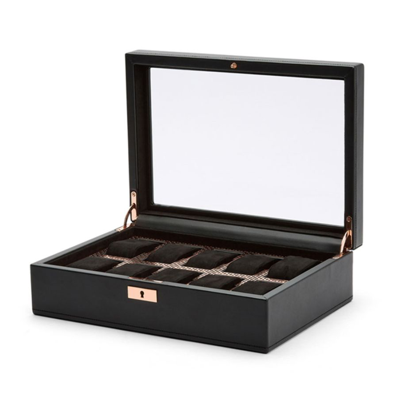 WOLF Axis 10 Piece Watch Box