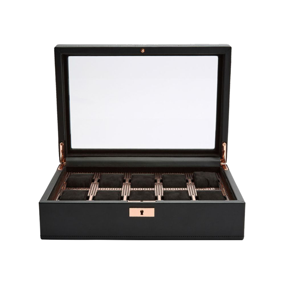 WOLF Axis 10 Piece Watch Box