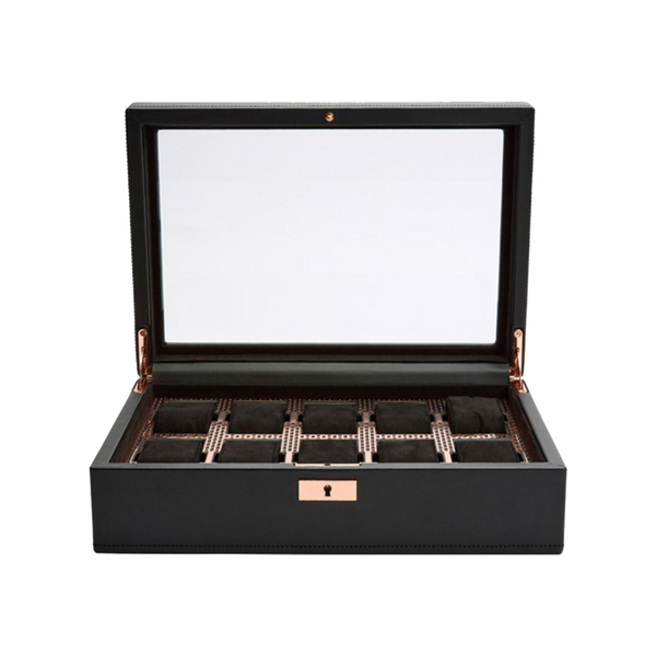 WOLF Axis 10 Piece Watch Box