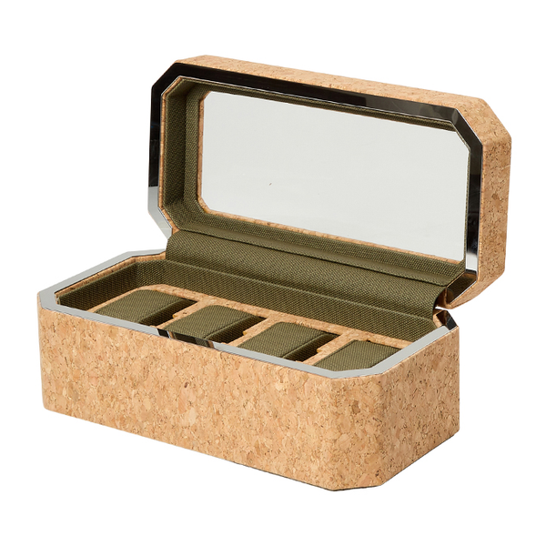 WOLF Cortica 4 Piece Watch Box