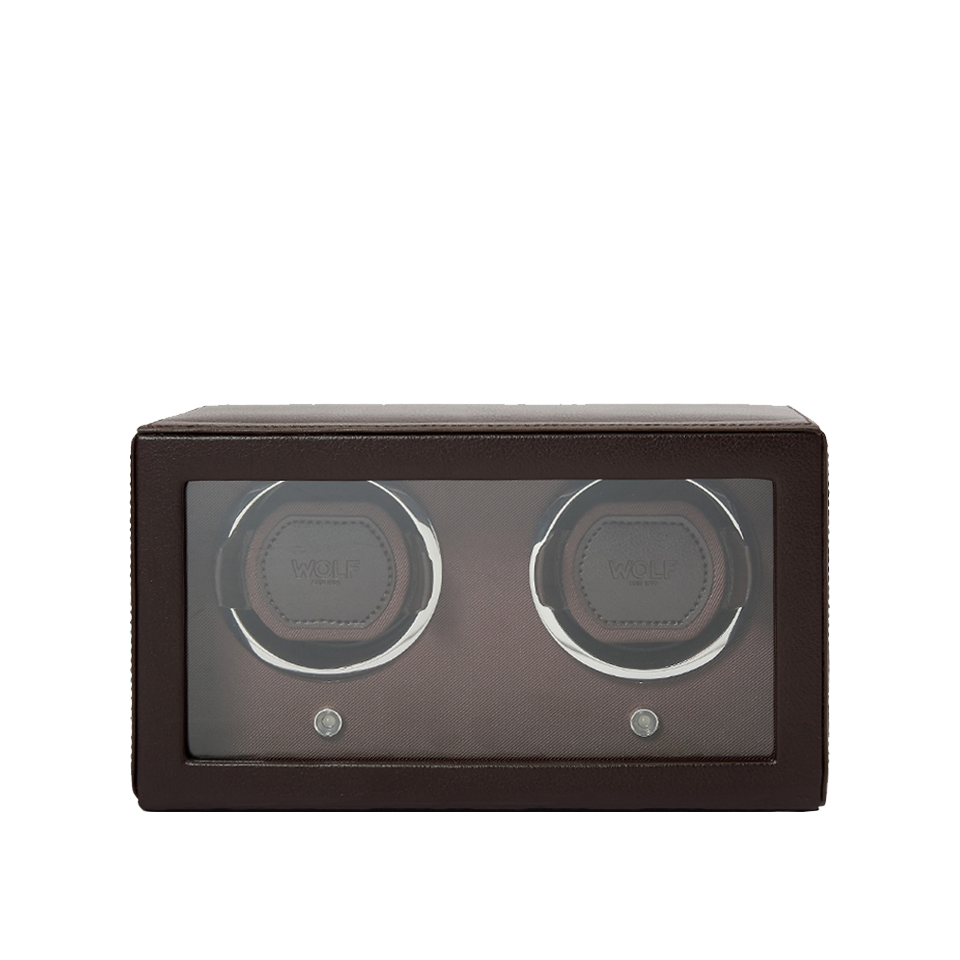 WOLF Cub Double Watch Winder with Cover