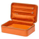 WOLF Maria Medium Jewellery Zip Case Orange