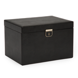 WOLF Palermo Large Jewellery Box Black