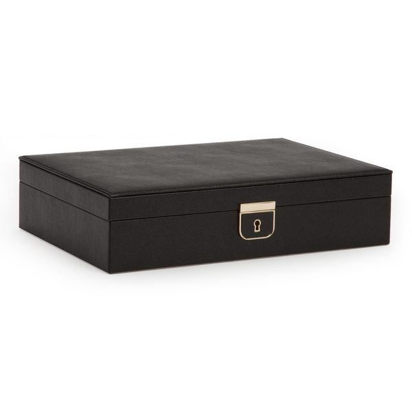 WOLF Palermo Medium Jewellery Box Black