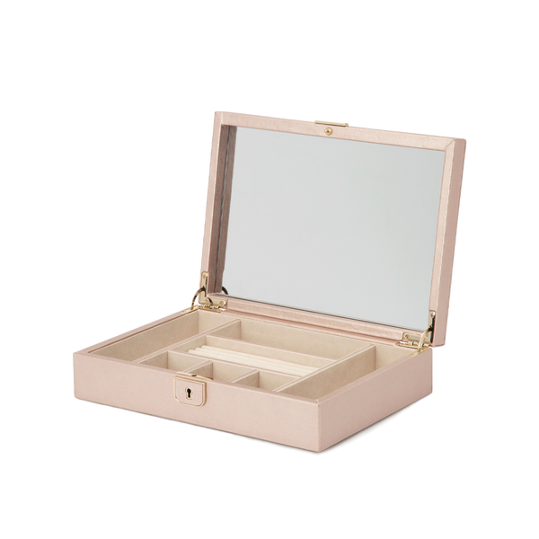 WOLF Palermo Medium Jewellery Box Rose Gold