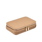 WOLF Bella Zip Jewellery Case Mocha