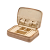 WOLF Bella Zip Jewellery Case Mocha